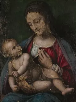Attributed To Gallery: Virgin and Child, 16th century. Creator: Bernardino Luini (Italian, c. 1480-c. 1532)
