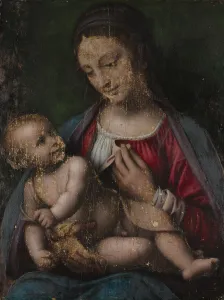 Attributed To Prints: Virgin and Child, 16th century. Creator: Bernardino Luini (Italian, c. 1480-c. 1532)