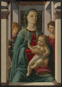 Virgin and Child with Two Angels, 1465 / 75. Creator: Francesco Botticini