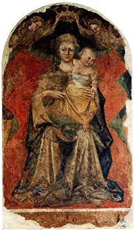 The Virgin and Child with two Angels