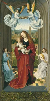 The Virgin and Child between Angels. Artist: Master of the Andre Madonna (active ca 1500)