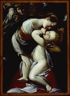 Procaccini Giulio Cesare Prints: Virgin and Child with Angels, c. 1610. Creator: Giulio Cesare Procaccini