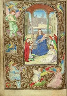 Burgundian Prints: The Virgin and Child with Angels; Prayer Book of Charles the Bold