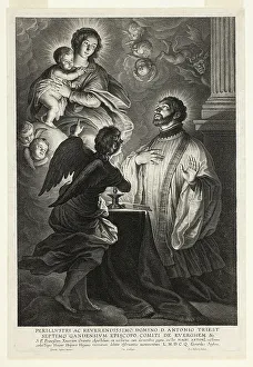 Dunald Mill Hole Prints: The Virgin and Child Appearing to Saint Francis Xavier