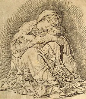 Andrea 1431 1506 Prints: Virgin and child. Artist: Mantegna, Andrea (1431-1506)
