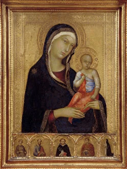 Martini Collection: Virgin and Child, c. 1324-1325. Artist: Martini, Simone, di (1280 / 85-1344)