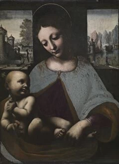 Early 16th Century Gallery: Virgin and Child, c. 1500. Creator: Leonardo da Vinci (Italian, 1452-1519), circle of