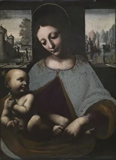 Early 16th Century Prints: Virgin and Child, c. 1500. Creator: Leonardo da Vinci (Italian, 1452-1519), circle of