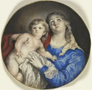 Virgin and Child, c. 1662. Creator: Anna Maria Carew (British)