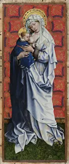 Haloes Prints: Virgin and Child, c1428-1430. Creator: Master of Flemalle;Robert Campin workshop