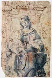 Bartolomeo Montagna Prints: The Virgin And Child, c1470-1523. Artist: Bartolomeo Montagna