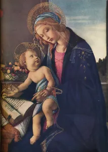 On Panel Prints: The Virgin and Child, c1480, (1936). Artist: Sandro Botticelli