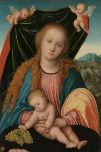 Lifting Prints: Virgin and Child, c1515-1520. Creator: Lucas Cranach the Elder
