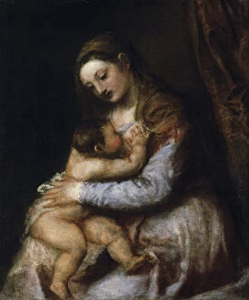 Solicitous Gallery: The Virgin and Child, c1570-1576. Artist: Titian