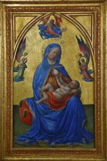 Gnadenstuhl Gallery: Virgin and Child, ca 1435. Artist: Masolino da Panicale (1383-ca 1440)
