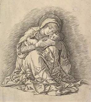 Metropolitan Museum O Prints: The Virgin and Child, ca. 1485-91. Creator: Andrea Mantegna
