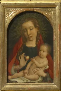 Budapest Collection: The Virgin and Child, ca 1485. Creator: Sittow, Michael (1460 / 68-1525)