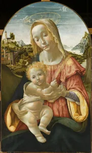Chantilly Gallery: Virgin and Child, ca 1487-1488. Artist: Ghirlandaio, Davide (1452-1525)