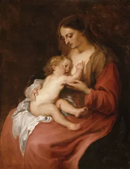 Anthony Van Collection: Virgin and Child, ca. 1620. Creator: Anthony van Dyck