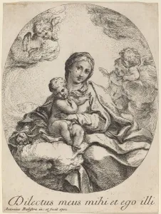 Virgin and Child on a Cloud, 1702. Creator: Antonio Balestra