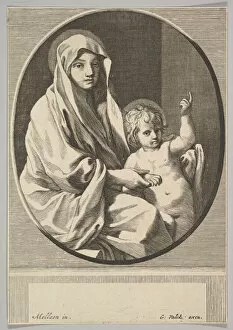 Mellan Claude Collection: Virgin and Child. Creator: Gerald Valck