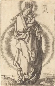 The Virgin with the Child on the Crescent, 1553. Creator: Heinrich Aldegrever