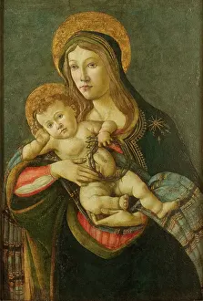 Botticelli Prints: The Virgin and the Child with the Crown of Thorns and Three Nails