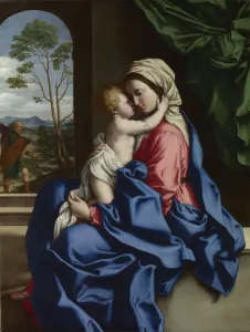Sassoferrato 1609 1685 Prints: The Virgin and Child Embracing, Between 1660 and 1685. Creator: Sassoferrato (1609-1685)