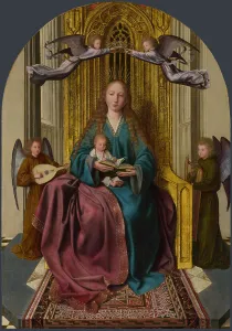 Massys Prints: The Virgin and Child Enthroned