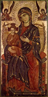 Pisa Prints: Virgin and Child Enthroned, c1280. Artist: Pisan Master