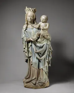 Polychromy Prints: Virgin and Child, German, ca. 1425-30. Creator: Unknown