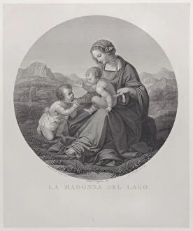 Da Vinci Leonardo Collection: Virgin and Child with the infant Saint John the Baptist... 1825