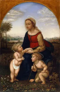 Virgin and Child with John the Baptist as a Boy, early 19th century. Artist: Franz Pforr
