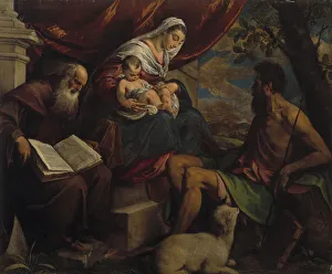 Virgin and Child with John the Baptist and Saint Anthony the Abbot, 1560s. Creator: Bassano