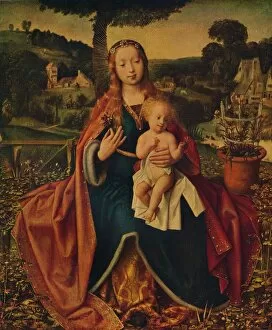 Virgin And Child Collection: The Virgin and Child in a Landscape, c1520. Artist: Jan Provoost