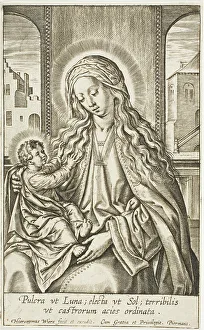 Johannes Wierix Prints: The Virgin and Child, n.d. Creator: Jan Wierix