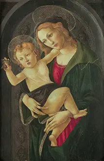 Botticelli Prints: Virgin and Child in a Niche, 1477. Creator: Botticelli, Sandro (1445-1510)