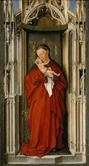 Virgin and Child in a Niche, ca. 1500. Creator: Netherlandish Painter (ca. 1500)