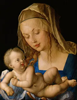 Virgin and child with a pear, 1512. Artist: Durer, Albrecht (1471-1528)