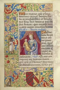 Foliate Prints: The Virgin and Child; Poncher Hours