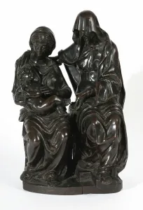 Virgin and Child with Saint Anne, 1500-1525. Creator: Andrea Sansovino