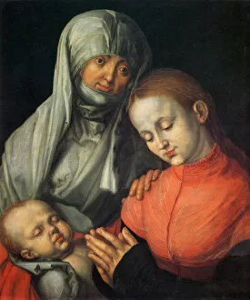 Anna Selbdritt Gallery: The Virgin and Child with Saint Anne, 1519. Artist: Durer, Albrecht (1471-1528)