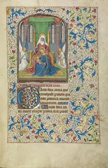 Grandchild Prints: The Virgin and Child with Saint Anne; Arenberg Hours, early 1460s. Creator: Willem Vrelant