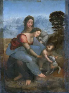 The Virgin and Child with Saint Anne, c. 1508. Creator: Leonardo da Vinci (1452-1519)