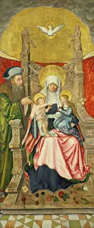 Martin Prints: The Virgin and Child with Saint Anne and Joachim, c1505. Creator: Martin Kaldenbach