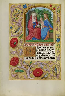 Grandchild Prints: The Virgin and Child with Saint Anne; Spinola Hours