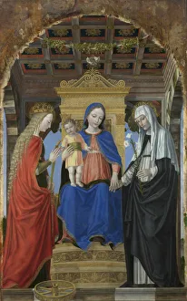 The Virgin and Child with Saint Catherine of Alexandria and Saint Catherine of Siena, c. 1490 The Virgin and Child with Saint Catherine of Alexandria and Saint Catherine of Siena, c. 1490