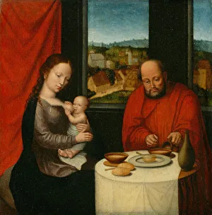 Meal Prints: Virgin and Child with Saint Joseph, second half 16th century. Creator: Unknown