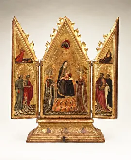 Dominic De Guzman Prints: The Virgin and Child with Saints and the Annunciation (image 1 of 14)