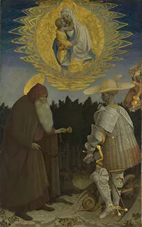 Anthony Collection: The Virgin and Child with Saints Anthony Abbot and George, c. 1440